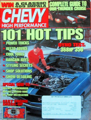 CHEVY HIGH PERFORMANCE 1995 JULY - PAXTON INSTALL